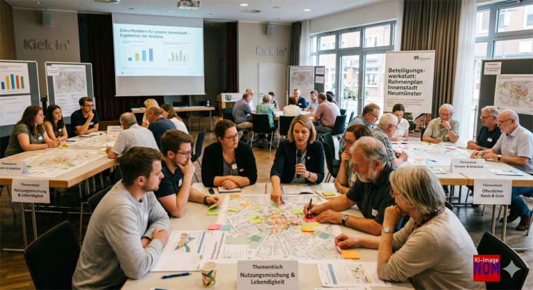 Zukunft der Innenstadt gemeinsam gestalten: Stadt Neumünster lädt zum Werkstattgespräch ein